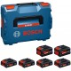 BOSCH EXPERT 4x EXBA18V-40 + 2xEXBA18V-80 Akkupack 1600A0373G