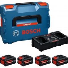 BOSCH Expert 2x EXBA18V-55 + 2x EXBA18V-80 + EXAL18V2-320 Starter-Set 1600A0373Y