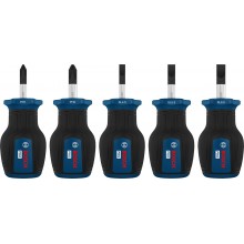 Bosch PRO Stubby-Schraubendreher-Set PH/SL, 5-tlg. 1600A03HU6