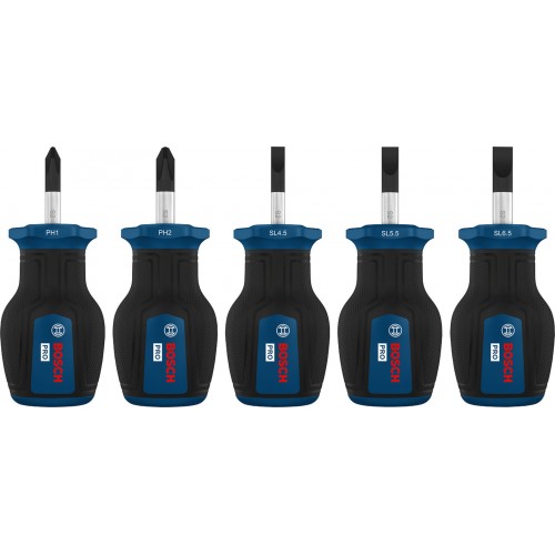 Bosch PRO Stubby-Schraubendreher-Set PH/SL, 5-tlg. 1600A03HU6