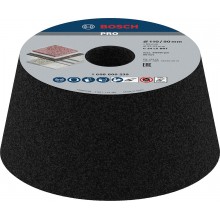 BOSCH PRO Metal Konischer Schleiftopf, 90 x 110 x 55 mm, G24 1608600239