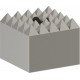 BOSCH PRO SDS max-4C Stahl-Stockerplatte, 60 x 60 mm 1618623205