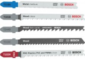 BOSCH Zestaw brzeszczotów do wyrzynarki do różnych materiałów, 5 szt. 2607012075
