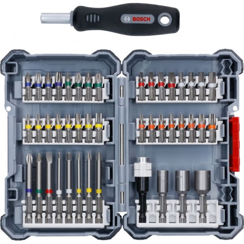 BOSCH Pick & Click Bit-Satz "ExtraHard" + Griff, 45-teilig 2607017692