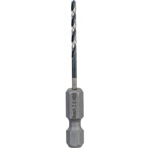 BOSCH HSS Spiralbohrer mit Sechskantschaft 2,0 mm 2608577045