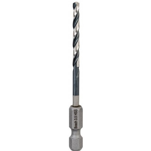 BOSCH HSS Spiralbohrer mit Sechskantschaft 3,5 mm 2608577051