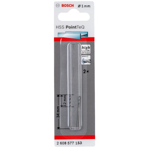 BOSCH HSS-Spiralbohrer PointTeQ 11,0 x 12 mm, 2stck 2608577153