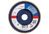 BOSCH Fächerschleifscheibe X431, Standard for Metal, 125 mm, 22,23 mm, 60 2608601275
