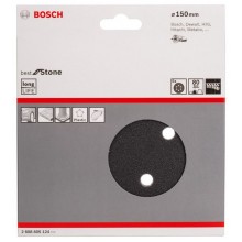 BOSCH Schleifpapier F355, Packung 5 Stück 150 mm, 100 2608605125