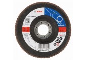 BOSCH Expert for Metal Fächerschleifscheibe X551, 125x22,23mm, 60, gewinkelt 2608606717