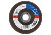 BOSCH Expert for Metal Fächerschleifscheibe X551, 125x22,23mm, 80, gewinkelt 2608606718
