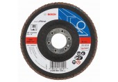 BOSCH Expert for Metal Fächerschleifscheibe X551, 115x22,23mm, 80, gewinkelt 2608606754