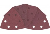 BOSCH Schleifblatt-Set für Multi-Cutter, 10-teilig, 93 mm, 60, 80, 100, 120, 180