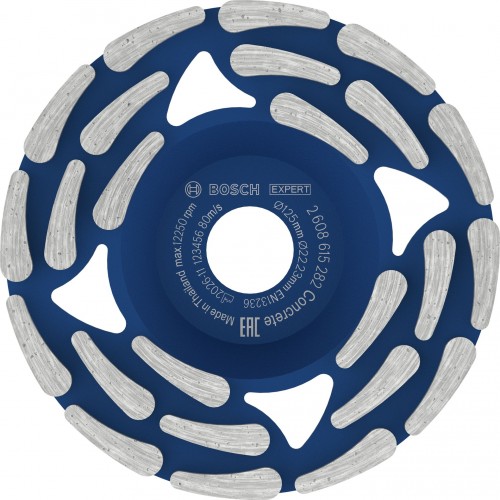 BOSCH EXPERT Concrete Diamanttopfscheibe 125 × 22,23 × 5 mm 2608615282