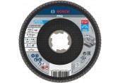 BOSCH Fächerschleifscheibe X571 Best for Metal, gewinkelt, 115 mm, K 60, Fiber 2608619198