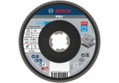 BOSCH PRO X571 Fächerschleifscheibe X-Lock, abgewinkelt, 125 mm, K40 2608619202