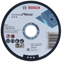 BOSCH Professional Trennscheibe gerade, Standard for Metal 115 mm, 22.23 mm. - 2608619767