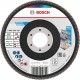 BOSCH X451 Fächerschleifscheibe, 115 x 22,23 mm, G80, T29, 2608626125