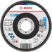 BOSCH X451 Fächerschleifscheibe, 115 x 22,23 mm, G120, T29, 2608626127