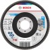 BOSCH X451 Fächerschleifscheibe, 115 × 22,23 mm, G120, T29, 2608626128