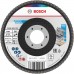 BOSCH X451 Fächerschleifscheibe, 115 × 22,23 mm, G80, T27 2608626133