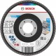BOSCH X451 Fächerschleifscheibe, 115 × 22,23 mm, G80, T27 2608626133