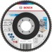 BOSCH X451 Fächerschleifscheibe, 115 × 22,23 mm, G120, T27 2608626136