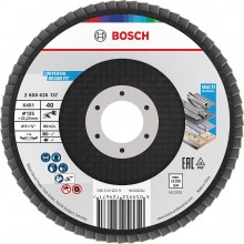 BOSCH X451 Fächerschleifscheibe, 125 × 22,23 mm, G40, T29 2608626137
