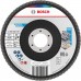 BOSCH X451 Fächerschleifscheibe, 125 × 22,23 mm, G40, T29 2608626137