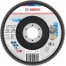 BOSCH X451 Fächerschleifscheibe, 125 × 22,23 mm, G60, T29 2608626139
