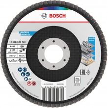 BOSCH X451 Fächerschleifscheibe, 125 × 22,23 mm, G60, T29 2608626140