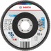 BOSCH X451 Fächerschleifscheibe, 125 × 22,23 mm, G60, T27 2608626148