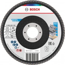 BOSCH X451 Fächerschleifscheibe, 125 × 22,23 mm, G80, T27 2608626149