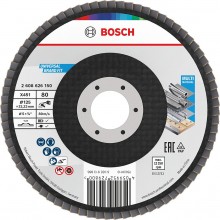 BOSCH X451 Fächerschleifscheibe, 125 × 22,23 mm, G80, T27 2608626150