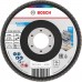 BOSCH X451 Fächerschleifscheibe, 115 × 22,23 mm, G60, T29, 15 ks 2608626168