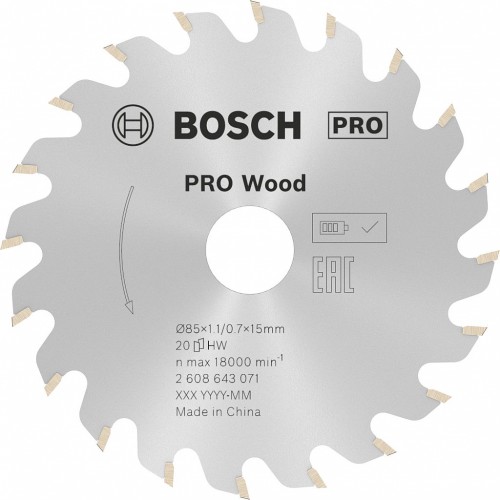 BOSCH PRO Wood cordless Kreissägeblatt 85x1,1/0,7mm, 2608643071