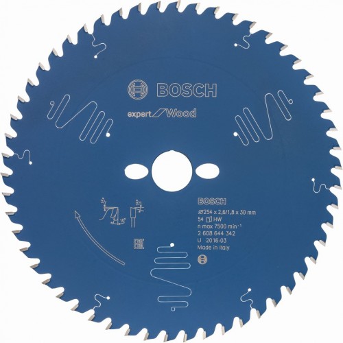 BOSCH Expert for Wood Kreissägeblatt T 254x30-54 2608644342