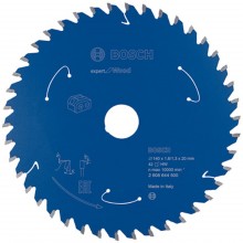 BOSCH Kreissägeblatt für Akku Expert for Wood 140x20x1,8/1,3x42T 2608644500