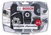 BOSCH Professional Starlock Best for Renovation 4+1, Sägeblatt-Satz, 5-teilig 2608664624