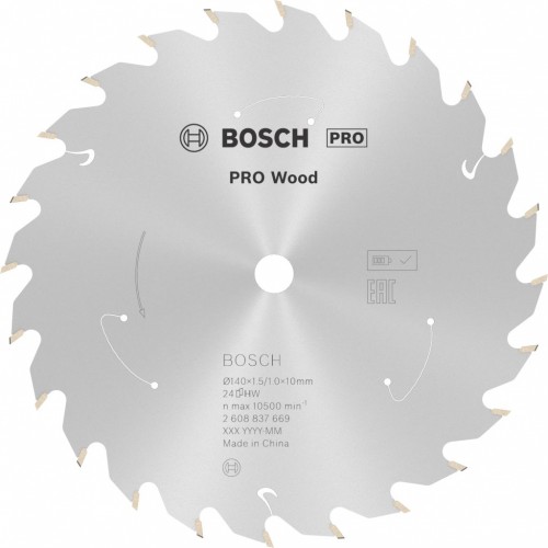 BOSCH PRO Wood cordless Kreissägeblatt 140x10x1,5/1,0x24T 2608837669