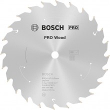 BOSCH PRO Wood cordless Kreissägeblatt 150x10x1,6/1,0x24T 2608837673