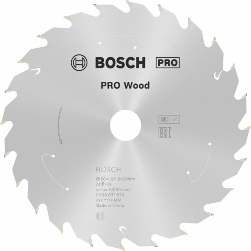 BOSCH PRO Wood cordless Kreissägeblatt 150x20/16x1,6/1,0x24T 26088376