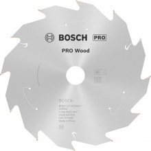BOSCH PRO Wood cordless Kreissägeblat 160x20/15,875x1,5/1,0x12T 2608837675