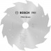 BOSCH PRO Wood cordless Kreissägeblat 160x20/15,875x1,5/1,0x12T 2608837675