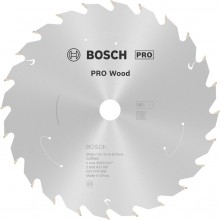 BOSCH PRO Wood cordless Kreissägeblat 165x15,875x1,5/1,0x24T 2608837681