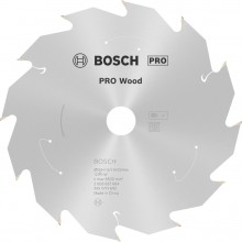 BOSCH PRO Wood cordless Kreissägeblat 165x20/16x1,5/1,0x12T 2608837684