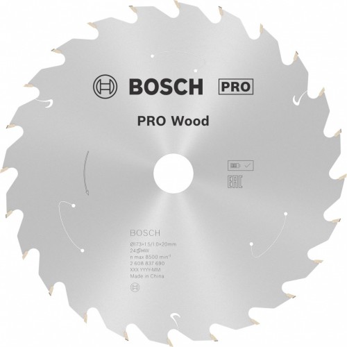 BOSCH PRO Wood cordless Kreissägeblat 173x20x1,5/1,0x24T 2608837690