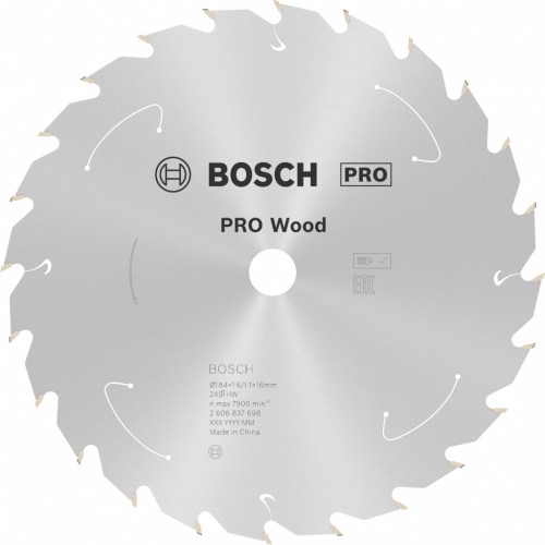 BOSCH PRO Wood cordless Kreissägeblat 184x16x1,6/1,1x24T 2608837698