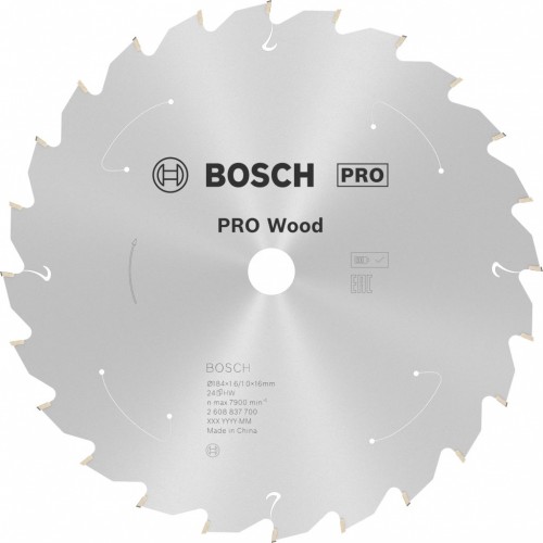 BOSCH PRO Wood cordless Kreissägeblatt 184x16x1,6/1,0x24T 2608837700