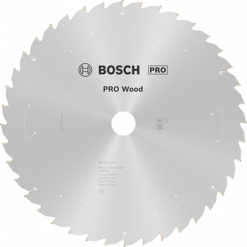 BOSCH PRO Wood cordless Kreissägeblatt 305x30x2,2/1,6x40T 2608837741
